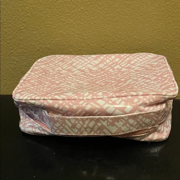 Estee Lauder Pink & White Cosmetic/Toiletry Zipped Bag, NWOT - Picture 6 of 6